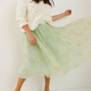 Anthropologie Sydney Shimmer Tulle Skirt NWT